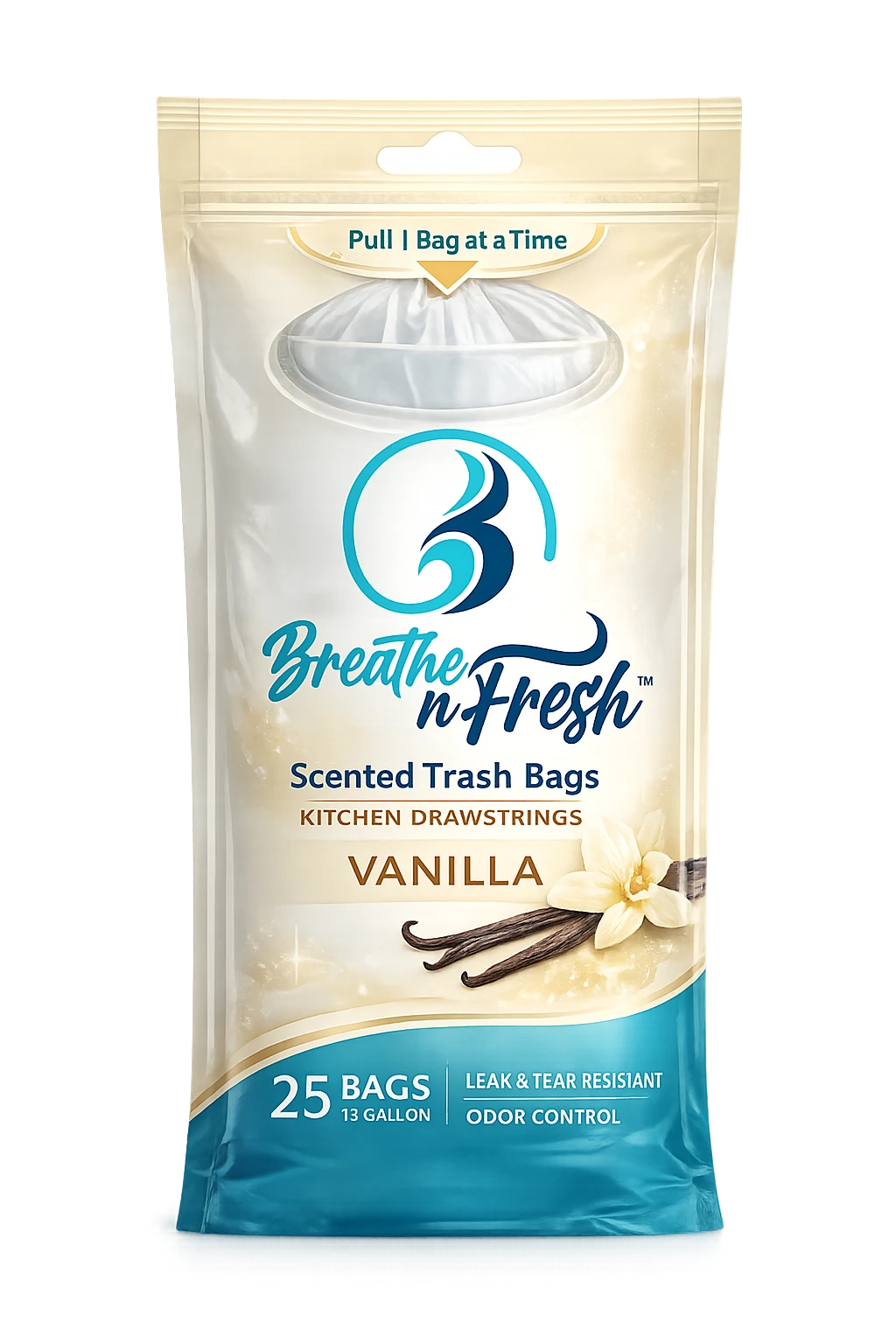 Vanilla Easy-Dispense Trash Bags